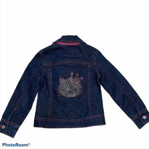 Hello Kitty Sanrio Girls Sz 4 Denim Jean Jacket
